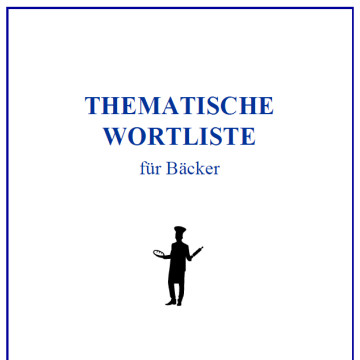 1. Thematische Wortliste